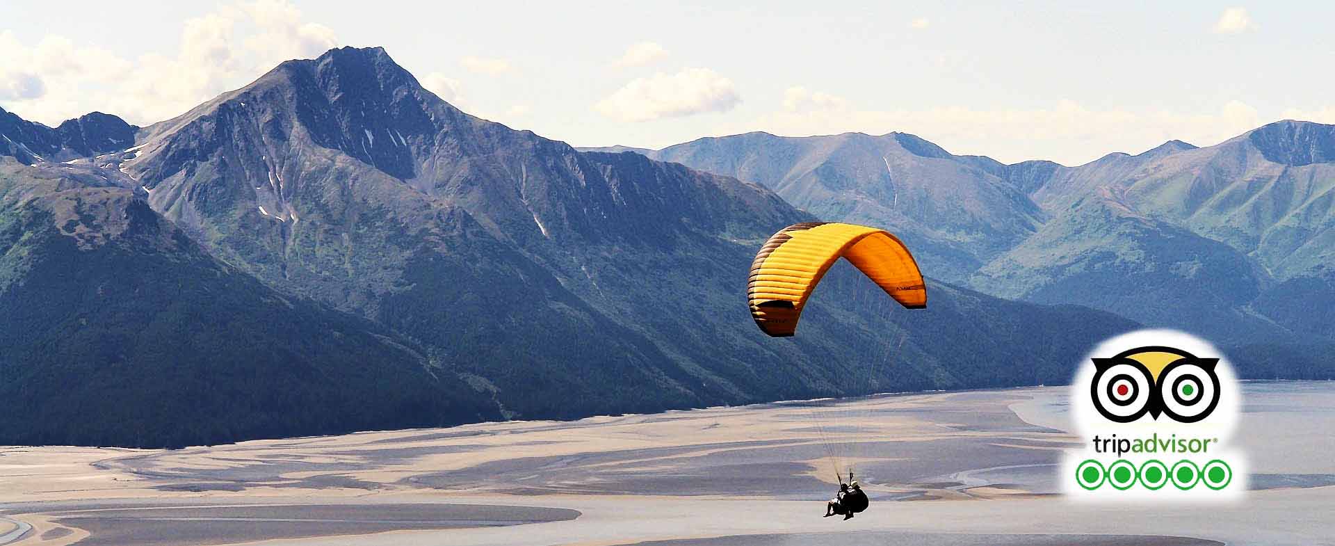 Foto parapendio biposto